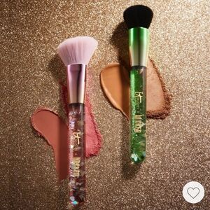IT Cosmetics Makeup Brush Set - Pink and Green